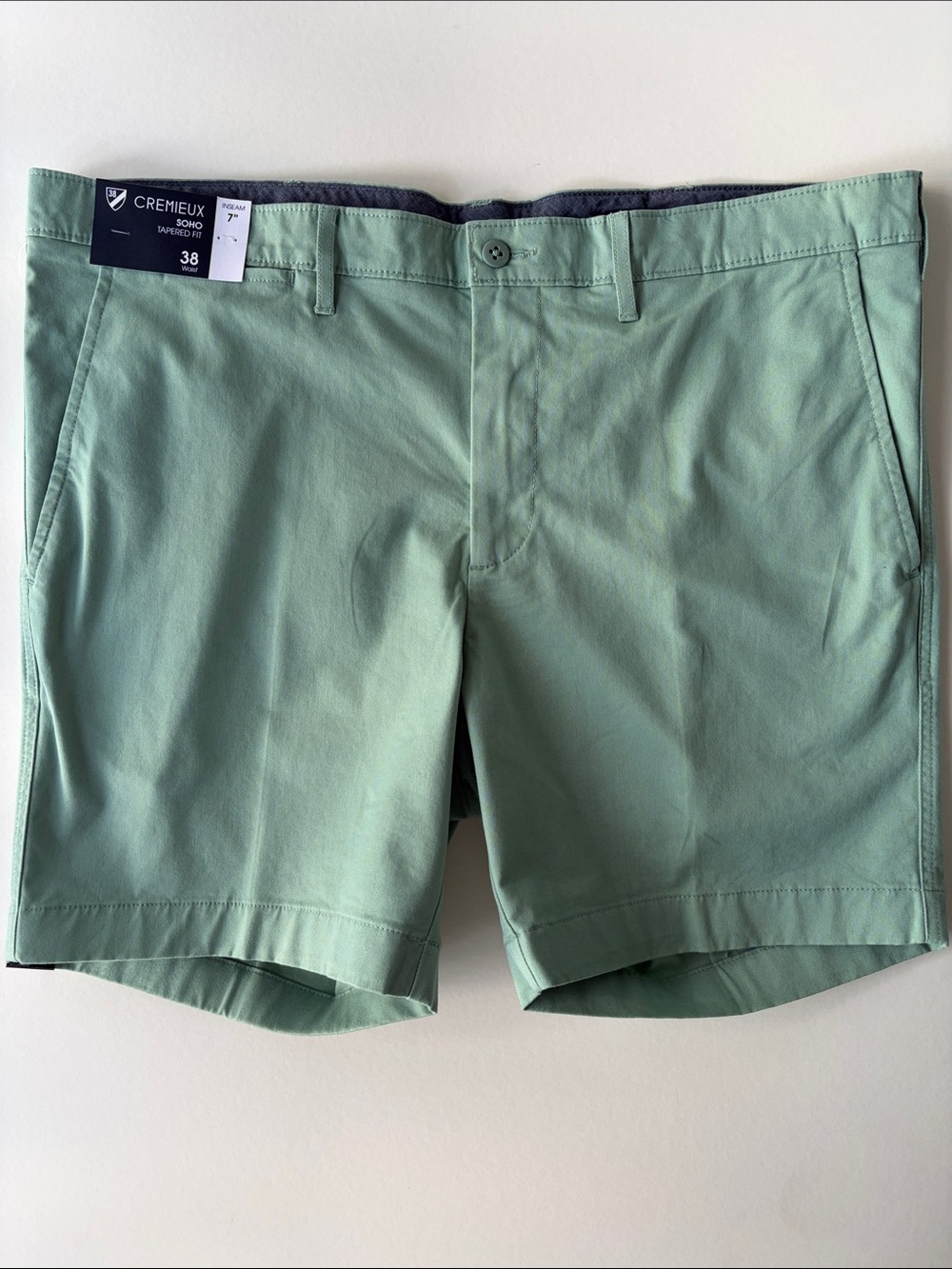 Cremieux Men’s 7” Soho Tapered Fit Shorts Size 38